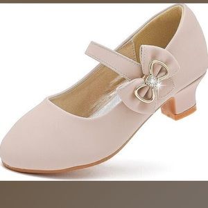Dufannie Pair of Girls Dress Shoes Low Heel Princess New In Box Size 4